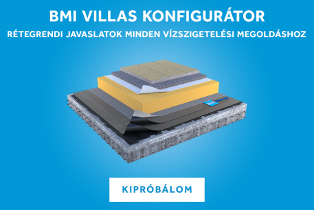 BMI Villas konfigurátor - rétegrendi javaslatok minden vízszigetelési megoldáshoz