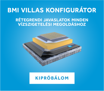 BMI Villas konfigurátor - rétegrendi javaslatok minden vízszigetelési megoldáshoz